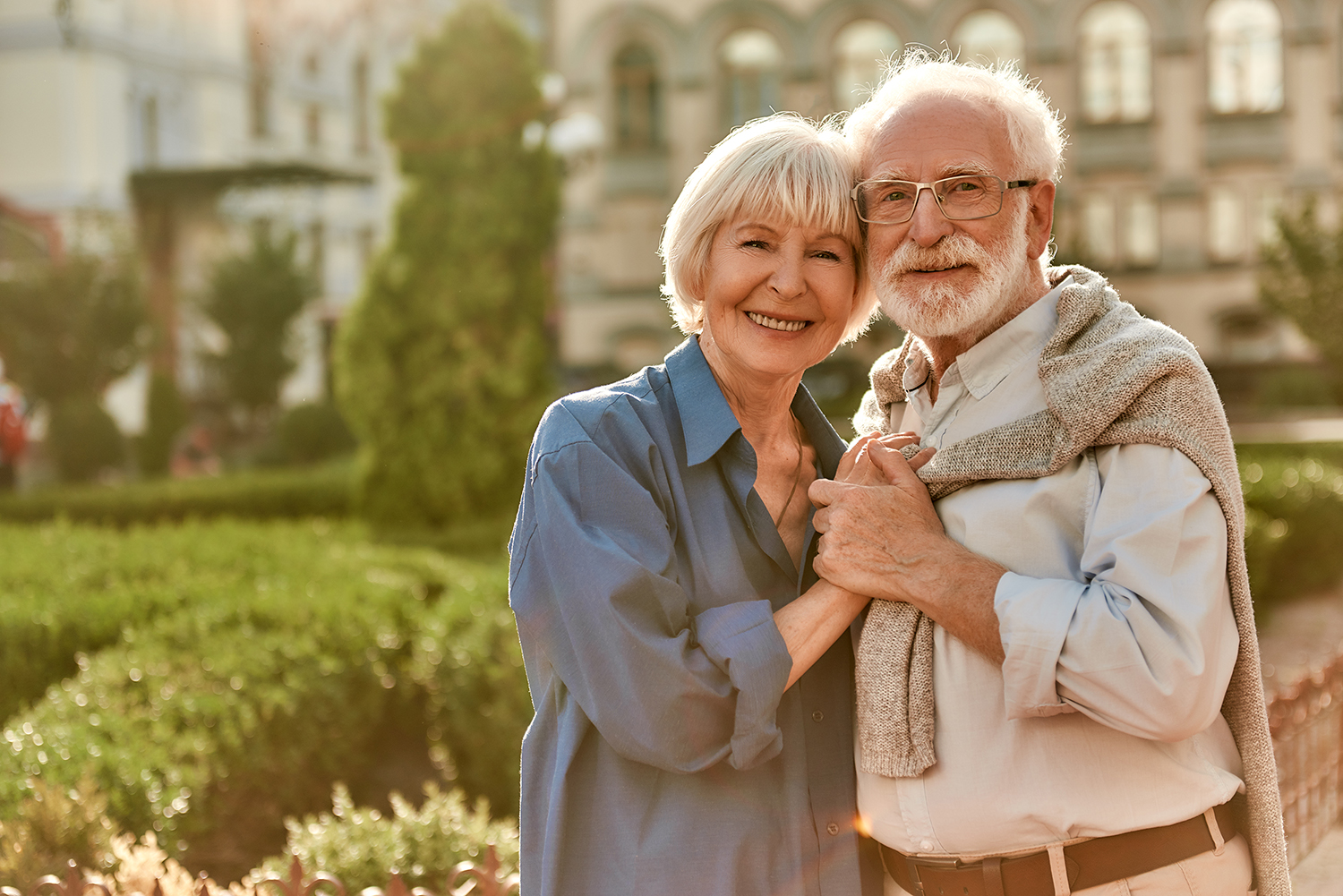 lovely couple retire together